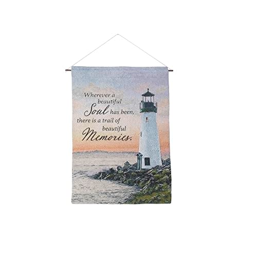 Carson Home 11683 Beautiful Memories Woven Tapestry Wall Hanger, 34-inch Height, Polyester, Cotton and Wood
