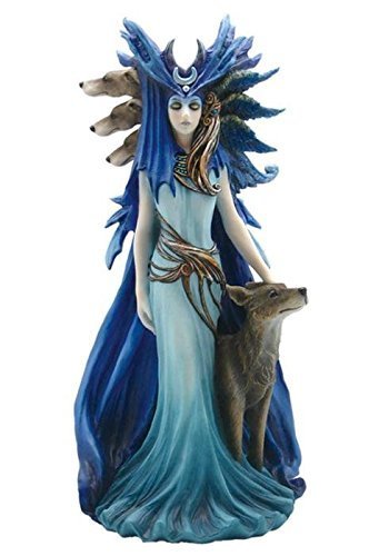 Unicorn Studio 9.75 Inch Fantasy Figure Hekate wWolves Anne Stokes Collectible Gifts