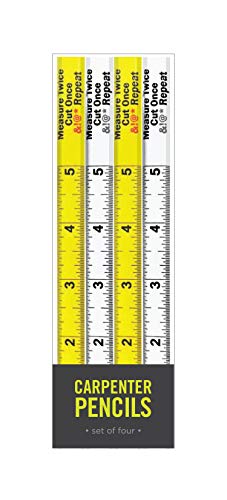 Snifty SPP4007 Novelty Pencils Set - Measure Twice Cut Once &!@* Repeat - Fun Gift