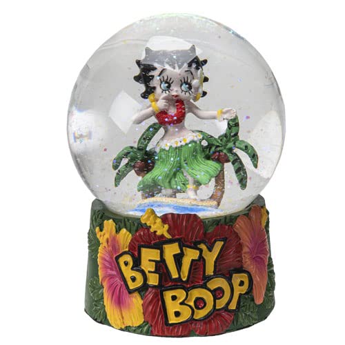 Pacific Trading Giftware Betty Boop Hula Dancer Tropical Beach Snow Globe American Classic Novelty Collectible