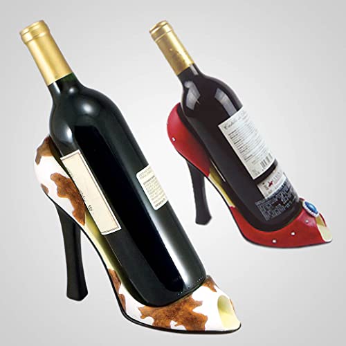 Lipco Polystone High Heel Wine Holder, Set of 2, 8.5-inch Length, Kitchen Accessories