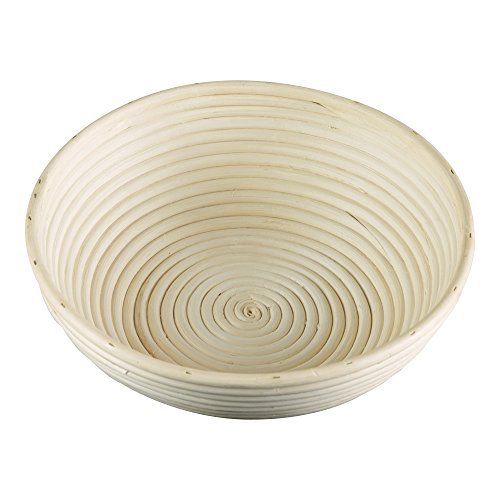 Frieling Round Proofing Basket, Brotform Bread Rising Banneton and Serving Basket, 11-Inch