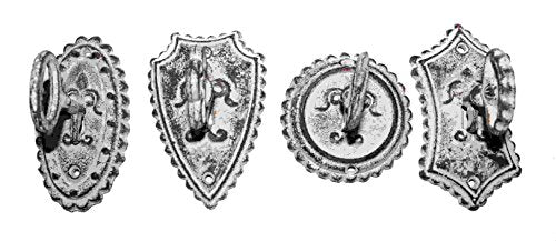 CTW Vintage Key Metal Hooks Set of 4