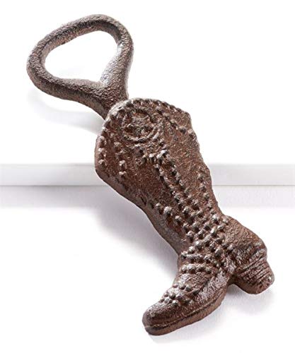 Giftcraft Cast Iron Cowboy Boot Design Bottle Opener