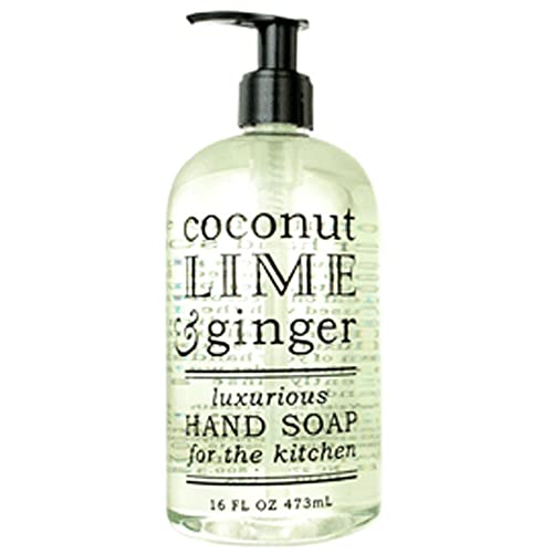 Greenwich Bay Trading Co. Luxurious Hand Soap For The Kitchen, 16 Ounce, Coconut Lime & Ginger