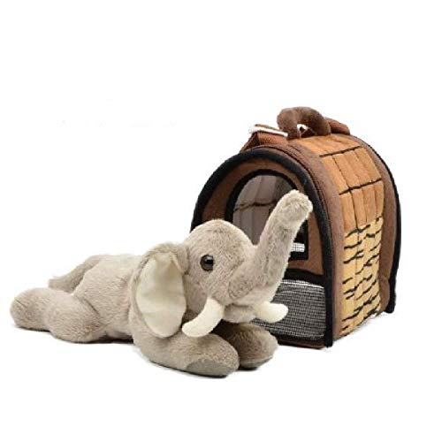 Unipak 2316LEL-10 Elephant with Zoo Carrier, 8-inch Height