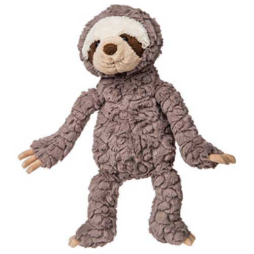 Mary Meyer Grey Putty Stuffed Animal Soft Toy, Sloth, 12-Inches