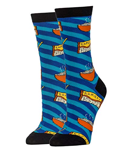 Oooh Yeah Socks Womens Cotton Crew Socks (Rock&