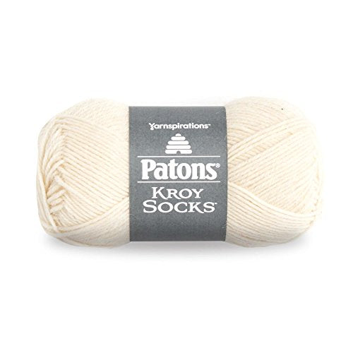 Spinrite Yarns (CA) Patons Kroy Socks Yarn - (1) Super Fine Gauge - 1.75 oz - Muslin - For Crochet, Knitting & Crafting
