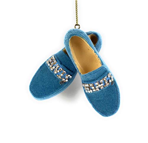 Kurt Adler Elvis Presley Blue Suede Shoes CHRISTMAS ORNAMENT New