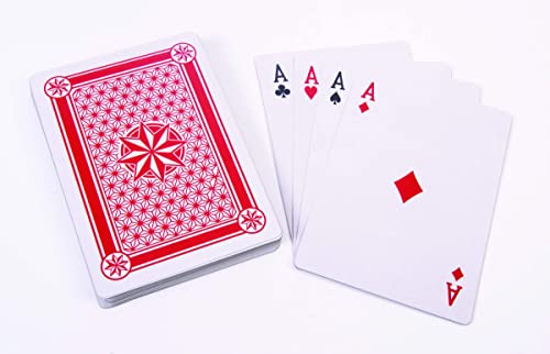 Forum Novelties Mega Jumbo Face Extra Large Playing Cards- 11" X 8" Big Full Deck