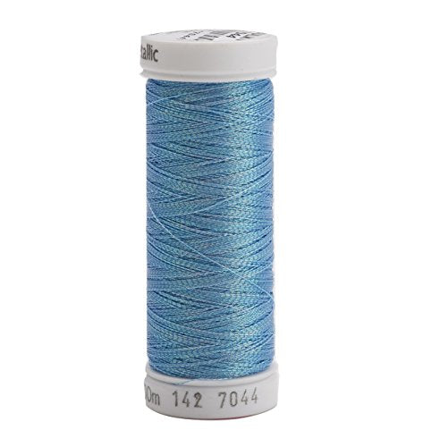 PA Distribution Sulky 142-7044 Metallic Thread for Sewing, 165-Yard, Rainbow Blue