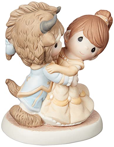 Precious Moments, Disney Showcase Collection, You Are My Fairy Tale Come True, Beauty And The Beast, Bisque Porcelain Figurine, 161013