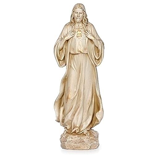 Roman Joseph's Studio Renaissance Collection Sacred Heart Figurine, 13.25-inch Height, Home Decor