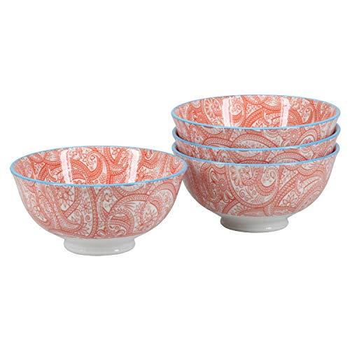BIA Cordon Bleu 440401+3129S4SIOC Ooh La Porcelain Bowl, Red