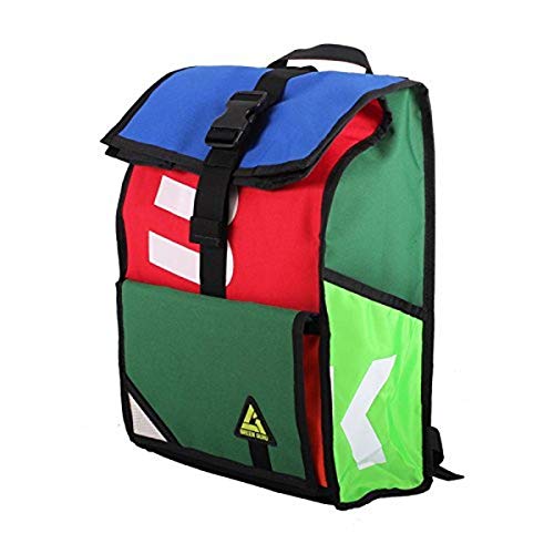 Eco Brands Group Green Guru Gear Joyride Roll Top Upcycled Made in USA Commuter Backpack