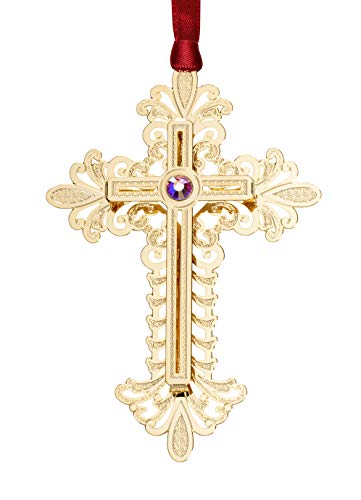 Beacon Design 3D Gold Cross Ornament