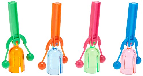 Unique Industries Neon Clacker Party Noisemakers, 4 Ct.