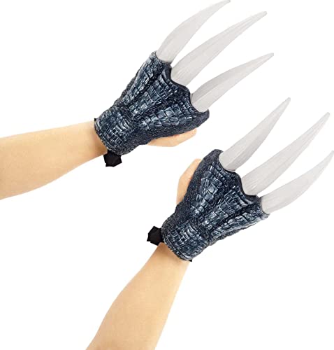 Mattel Jurassic World Dominion Therizinosaurus Slasher Dino Claws, Dinosaur Soft Costume Hands with 10in Claws for Role-Play