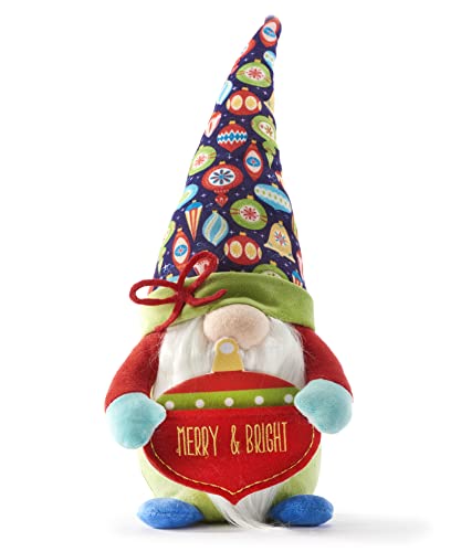 Giftcraft 474562 Messenger Gnome with Sentiment, 13 inch, Polyester, Ornament