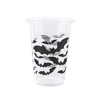 Unique Industries Black Bats Halloween Party Cups, 8 Ct.