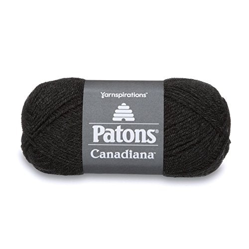 Spinrite Yarns (CA) Patons Canadiana Yarn, Dark Grey Mix