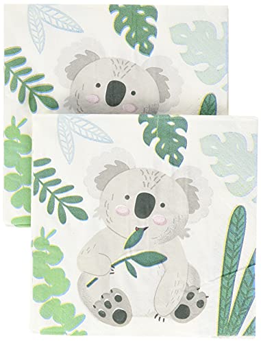 Amscan Koala Party Beverage Napkins | 16 Pcs.