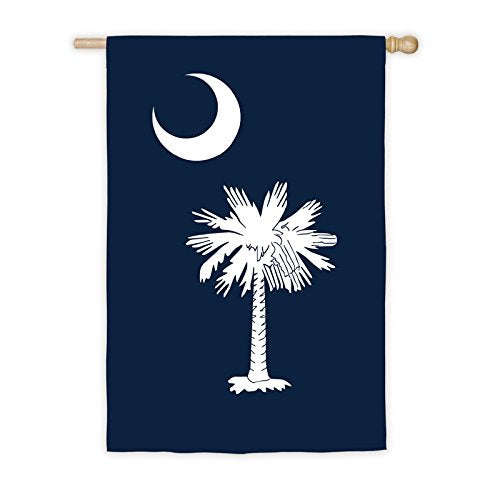 Evergreen Flag South Carolina State Applique House Flag - 28 x 44 Inches Outdoor Decor for Homes and Gardens