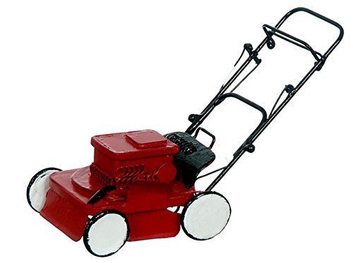 Aztec Imports Dollhouse Miniature Red Lawnmower