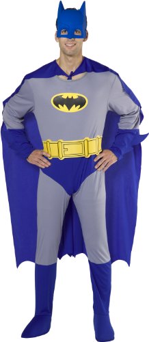 Rubie's mens Batman the Brave and Bold Adult Batman Costume Party Supplies, Blue/Grey, Small US