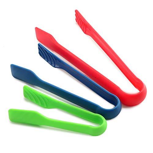 Norpro 1980, 10" x 4" x 1", Multi Colored Set of Tongs