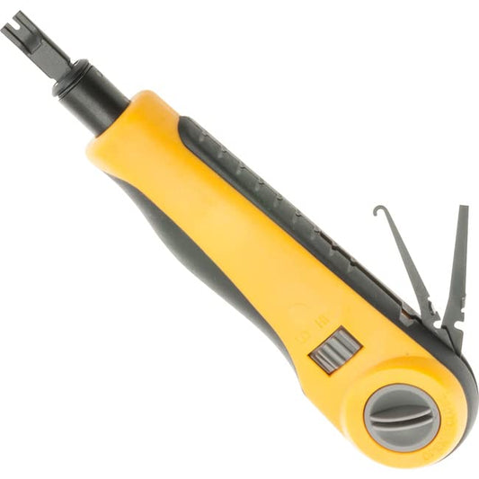 Comfy Hour Jolly Handy Tools Collection Twist-Lock Type Punch Down Tool with Blade HT-14TB, Metal