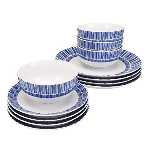BIA Cordon Bleu Kala 12Pc Dinnerware Set, Contains 3 Pieces, Multi-Colored
