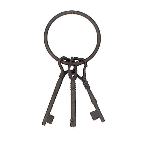 Upper Deck Pirate Ship Skeleton Jail Keys Set - Cast Iron Costume Prop