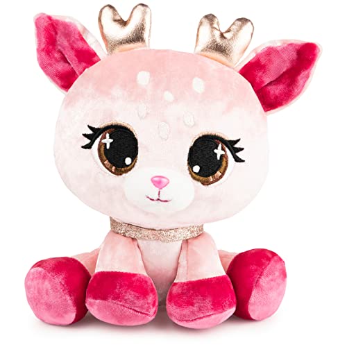 GUND P.Lushes Designer Fashion Pets Lissa Doemi Premium Deer Stuffed Animal, Pink and Gold, 6‚Äù