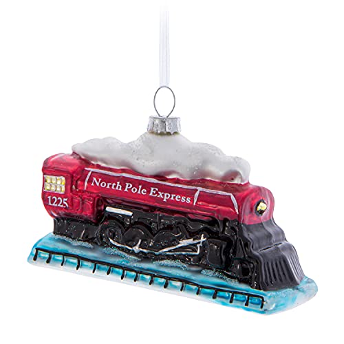 Abbott Collection  27-Heritage North Pole Train Ornament, Red