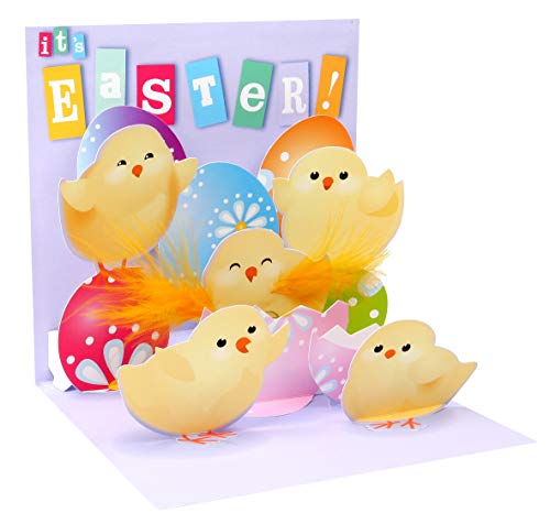 Up With Paper 3D Greeting Card - CHICK & EGGS - Easter