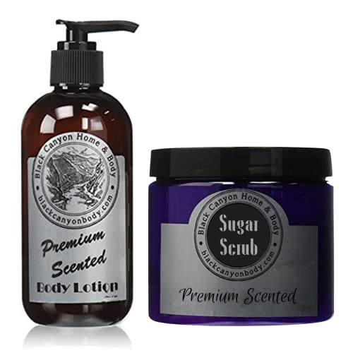 Black Canyon Home & Body Bayberry Spice Scented Body Lotion and Sugar Scrub