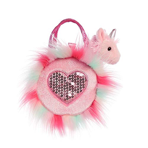 Aurora - Pet Carrier - 5.5" Sparkle Heart Pink