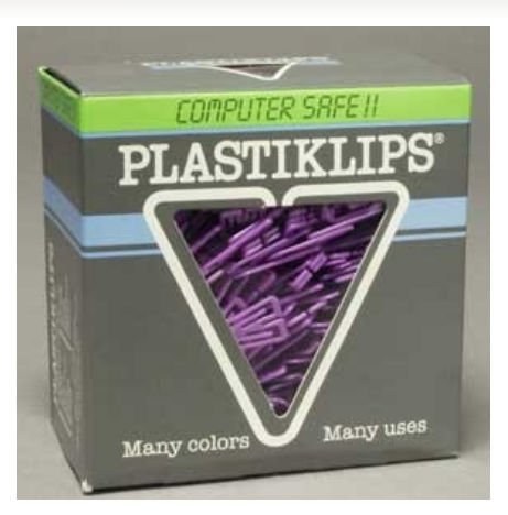 Baumgartens Plastiklips Paper Clips Small Size 1000 Pack Purple (LP-0214)