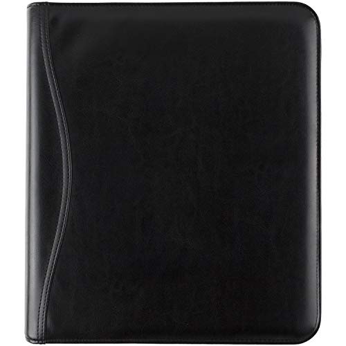 ACCO (School) AT-A-GLANCE Faux Leather Undated Starter Set, 7-Ring, 8-1/2" x 11", Folio Size, Black (038-0240-05)