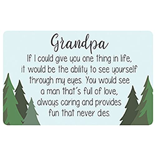 Carson Home 24376 Grandpa Wallet Reminder, 3.38-inch Width, Metal