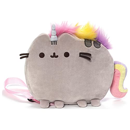 GUND Pusheen Pusheenicorn Plush Backpack, 13", Multicolor