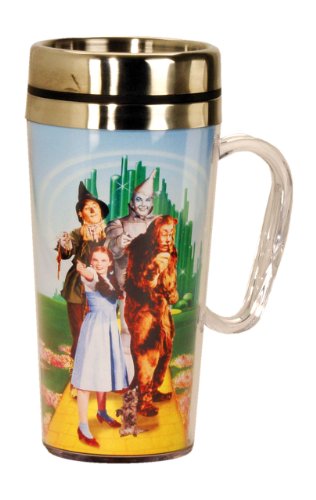 Spoontiques Wizard Of Oz 17204 Insulated Travel Mug, 14 ounces, Multi Colored