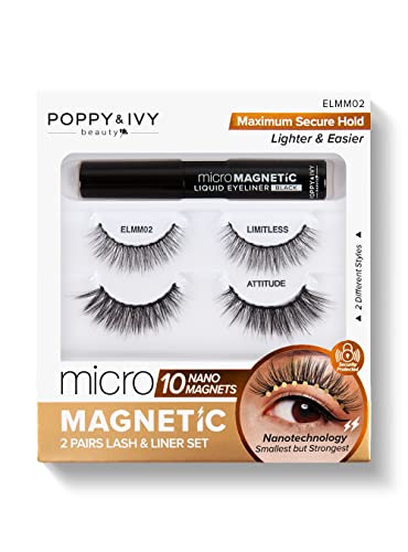 Absolute New York Poppy & Ivy Limitless Micro Magnetic Lash & Liner Set