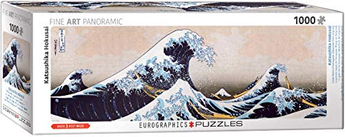 EuroGraphics Great Wave of Kanagawa (Expanding Upon The Works by Katsushika Hokusai) 1000Piece Puzzle, Red