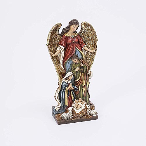 Gerson 2485430 Resin Nativity Figurine, 13.7-inch Height