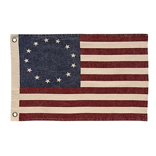 CWI Stonewashed Betsy Ross Flag, 32" x 58" Founding Fathers Flag