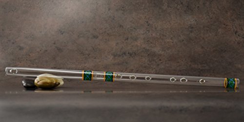 Hall Crystal Flutes 12191 - Inline Glass Flute in Eb - Bristol Celtic