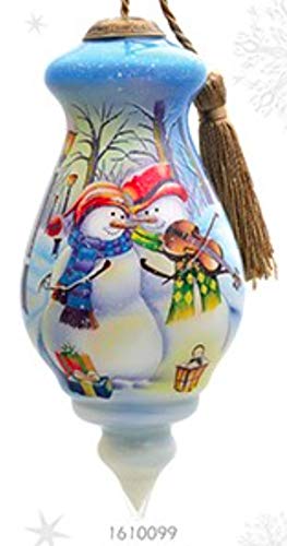 Inner Beauty Ornaments Violin Snowman Couple 